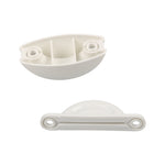 A8627 2 Pair RV Hatch Semi-circular Retainer Kit with Screws