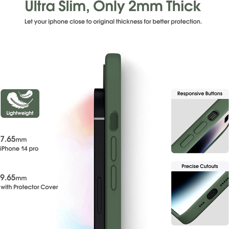 Microfiber Liquid Silicone Shockproof Phone Case, For iPhone 12, For iPhone 12 Pro Max, For iPhone 12 Pro