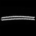Car Light Eyebrow Diamond Decoration Sticker, Left and Right Drive, Light Eyebrow