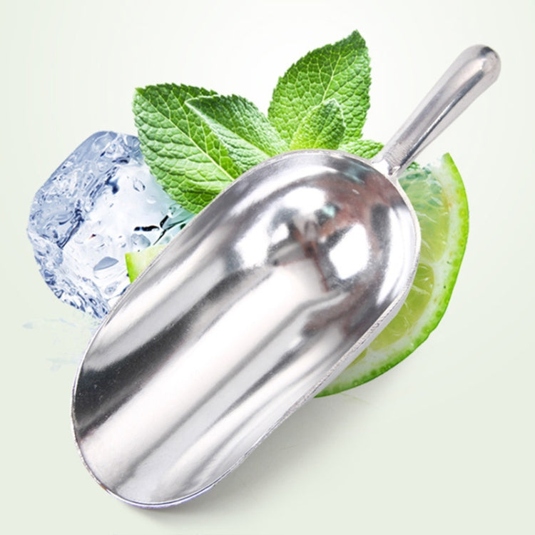 2 PCS Stainless Steel Multifunctional Shovel Aluminum Alloy Ice Shovel Food Tea Shovel Tea Spoon, M