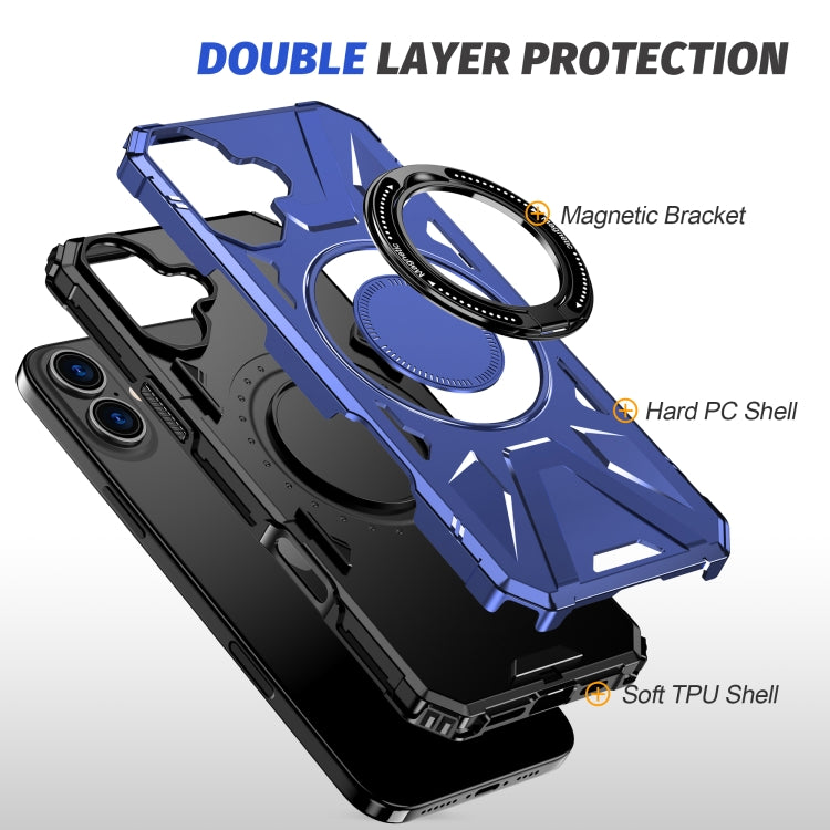 MagSafe Magnetic Shockproof Phone Case with Ring Holder, For iPhone 16 Plus, For iPhone 16, For iPhone 15 Pro Max, For iPhone 15 Pro, For iPhone 15 Plus, For iPhone 15