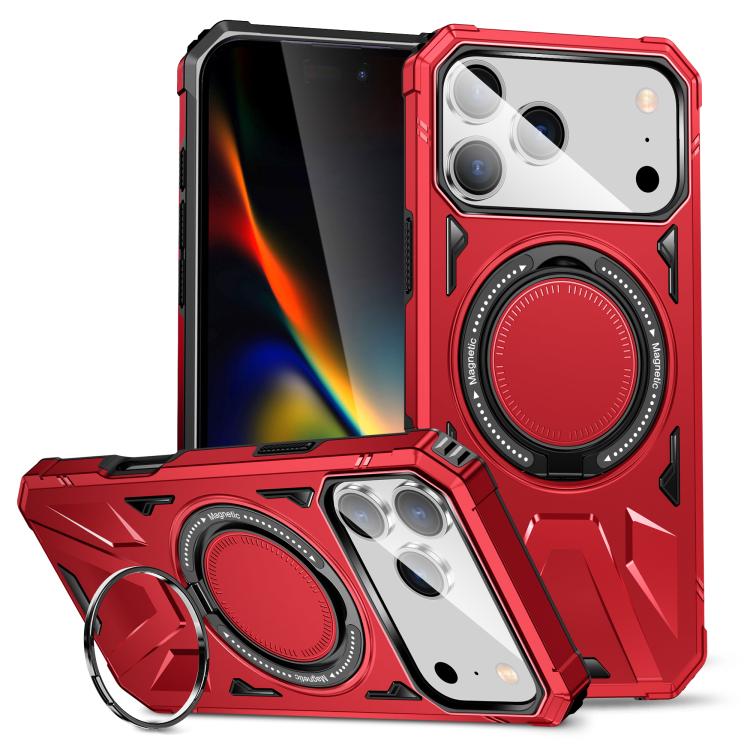 MagSafe Magnetic Shockproof Phone Case with Ring Holder, For iPhone 17 Pro Max, For iPhone 17 Pro, For iPhone 17, For iPhone Air, For iPhone 16 Pro Max, For iPhone 16 Pro