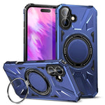 MagSafe Magnetic Shockproof Phone Case with Ring Holder, For iPhone 17 Pro Max, For iPhone 17 Pro, For iPhone 17, For iPhone Air, For iPhone 16 Pro Max, For iPhone 16 Pro