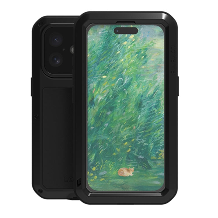 LOVE MEI Metal Shockproof Life Waterproof Dustproof Phone Case, For iPhone 17 Pro Max, For iPhone 17 Pro, For iPhone 17, For iPhone 16 Pro Max, For iPhone 16 Pro, For iPhone 16, For iPhone 15 Pro Max, For iPhone 15 Pro