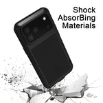 LOVE MEI Metal Shockproof Life Waterproof Dustproof Phone Case, For iPhone 17 Pro Max, For iPhone 17 Pro, For iPhone 17, For iPhone 16 Pro Max, For iPhone 16 Pro, For iPhone 16, For iPhone 15 Pro Max, For iPhone 15 Pro