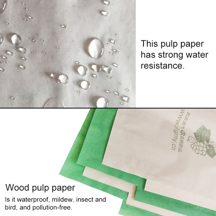 100pcs Waterproof Grape Packaging Bag Paper Bag Fruit Protective Bag, 20x28, 22x31, 25x34, 28x36, 29x38