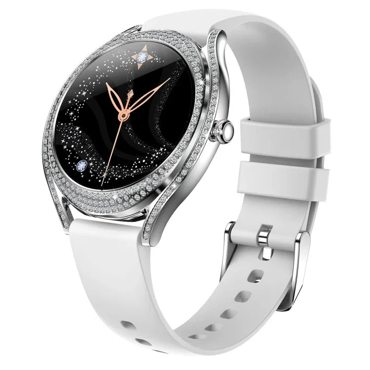 V66 1.28inch BT5.0 Smart Watch Support Heart Rate/ Sleep Detection, Silicone Strap