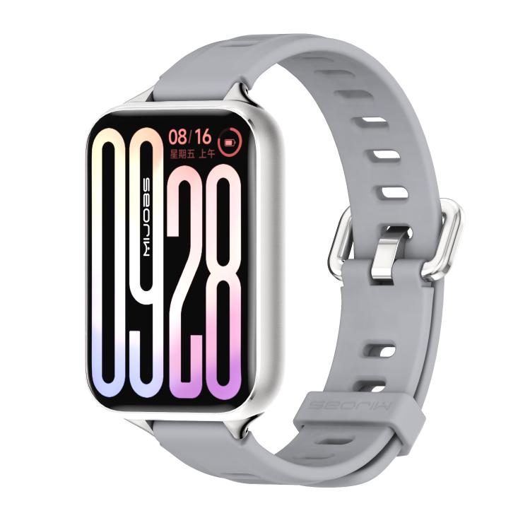 Mijobs Flat Hole Breathable Silicone Watch Band, For Xiaomi Band 10 Pro / Redmi Watch 6 / 5