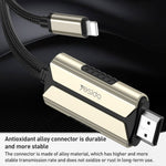 Yesido HM13 2m 8 Pin to HDMI 1080P HDTV Adapter Cable, HM13