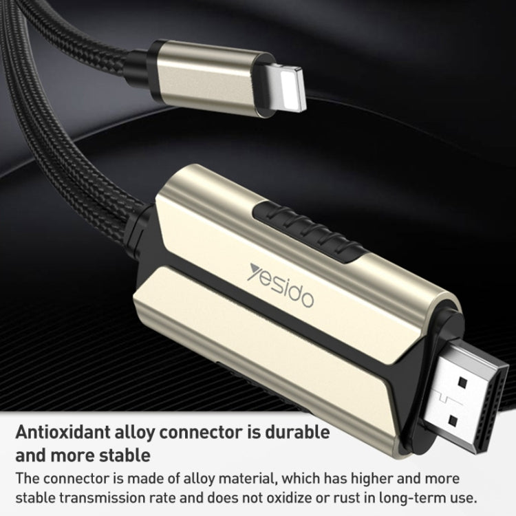 Yesido HM13 2m 8 Pin to HDMI 1080P HDTV Adapter Cable, HM13