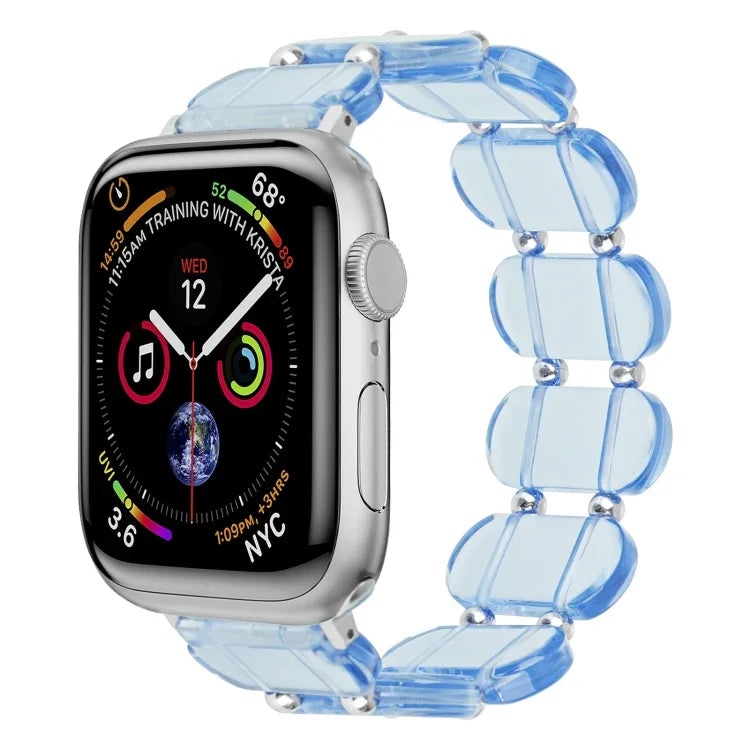 Stretch Resin Watch Band, For Apple Watch SE 2023 44mm, For Apple Watch SE 2023 40mm, For Apple Watch Ultra 2 49mm, For Apple Watch Series 9 45mm, For Apple Watch Series 9 41mm, For Apple Watch Ultra 49mm
