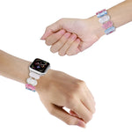 Stretch Resin Watch Band, For Apple Watch Series 8 41mm, For Apple Watch Series 8 45mm, For Apple Watch SE 2022 40mm, For Apple Watch SE 2022 44mm, For Apple Watch Series 7 41mm, For Apple Watch Series 7 45mm