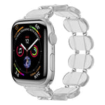 Stretch Resin Watch Band, For Apple Watch Series 8 41mm, For Apple Watch Series 8 45mm, For Apple Watch SE 2022 40mm, For Apple Watch SE 2022 44mm, For Apple Watch Series 7 41mm, For Apple Watch Series 7 45mm
