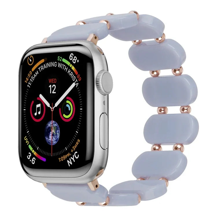 Stretch Resin Watch Band, For Apple Watch SE 40mm, For Apple Watch SE 44mm, For Apple Watch 6 40mm, For Apple Watch Series 6 44mm, For Apple Watch Series 5 44mm, For Apple Watch Series 5 40mm