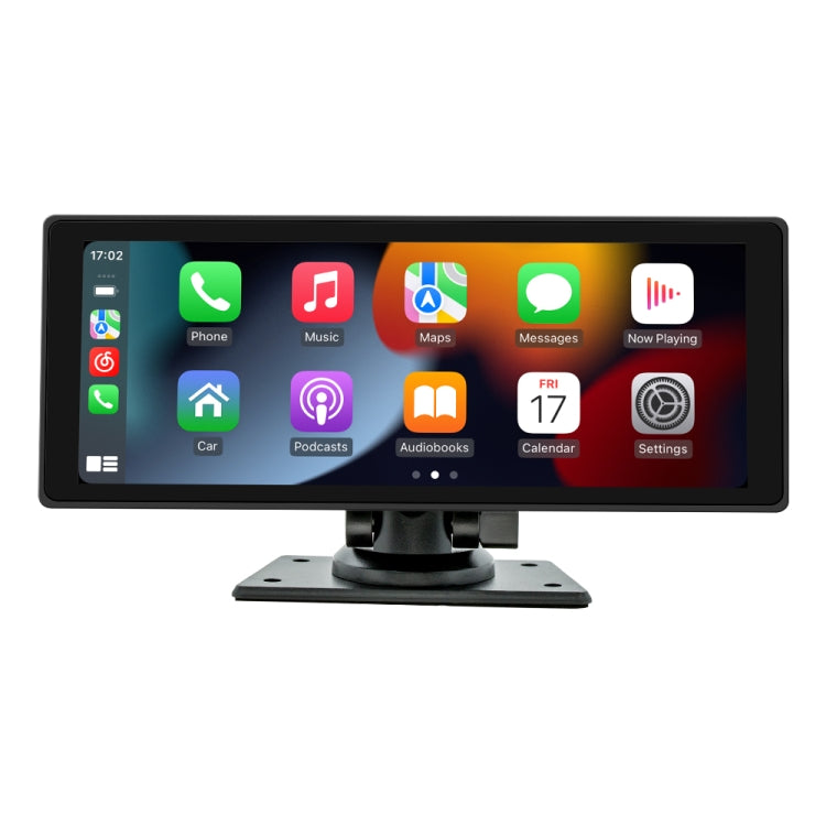 B5303R 10.26 inch Portable Car MP5 Player Built-in Driving Recorder Support CarPlay / Android Auto, with 64GB Memory Card, B5303R