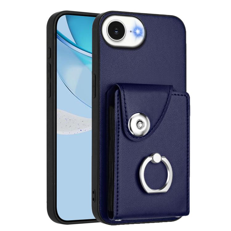 Organ Card Bag Ring Holder Phone Case, For iPhone 17e / 16e, For iPhone 17 Pro Max, For iPhone 17 Pro, For iPhone 17, For iPhone Air, For iPhone 16 Pro Max, For iPhone 16 Pro, For iPhone 16 Plus