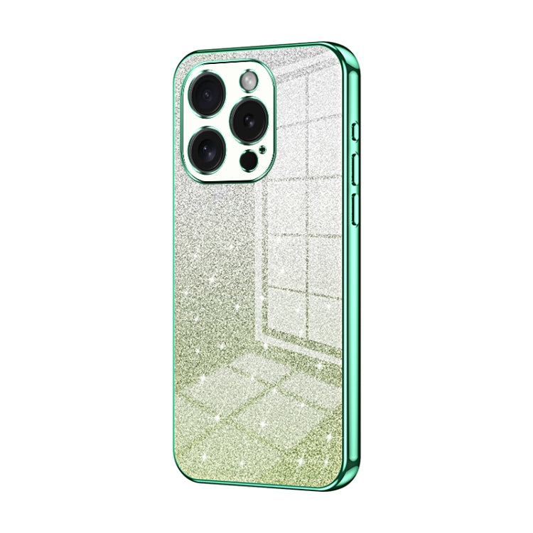 Gradient Glitter Powder Electroplated Phone Case, For iPhone 16 Pro, For iPhone 16 Plus, For iPhone 16, For iPhone 15 Pro Max, For iPhone 15 Pro, For iPhone 15 Plus