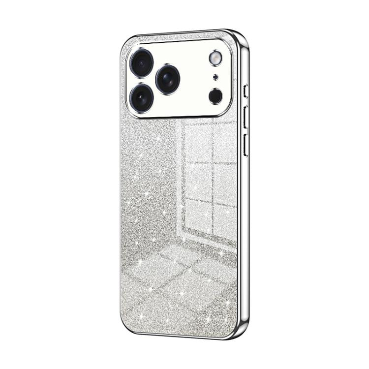 Gradient Glitter Powder Electroplated Phone Case, For iPhone 17e / 16e, For iPhone 17 Pro Max, For iPhone 17 Pro, For iPhone 17, For iPhone Air, For iPhone 16 Pro Max
