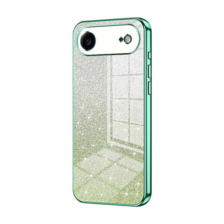 Gradient Glitter Powder Electroplated Phone Case, For iPhone 17e / 16e, For iPhone 17 Pro Max, For iPhone 17 Pro, For iPhone 17, For iPhone Air, For iPhone 16 Pro Max