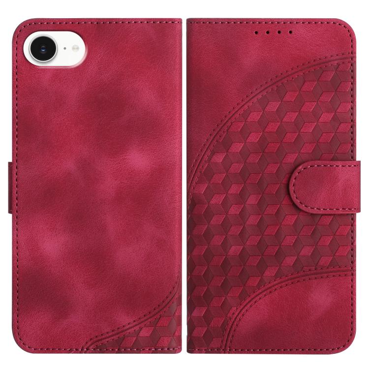 YX0060 Elephant Head Embossed Phone Leather Case with Lanyard, For iPhone 17e / 16e, For iPhone 17 Pro Max, For iPhone 17 Pro, For iPhone 17, For iPhone Air, For iPhone 16 Pro Max