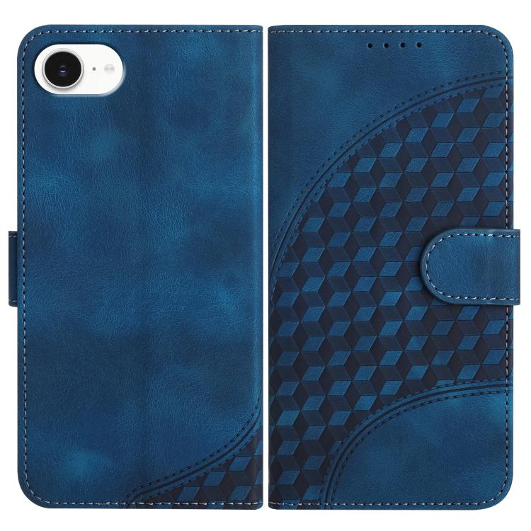 YX0060 Elephant Head Embossed Phone Leather Case with Lanyard, For iPhone 17e / 16e, For iPhone 17 Pro Max, For iPhone 17 Pro, For iPhone 17, For iPhone Air, For iPhone 16 Pro Max