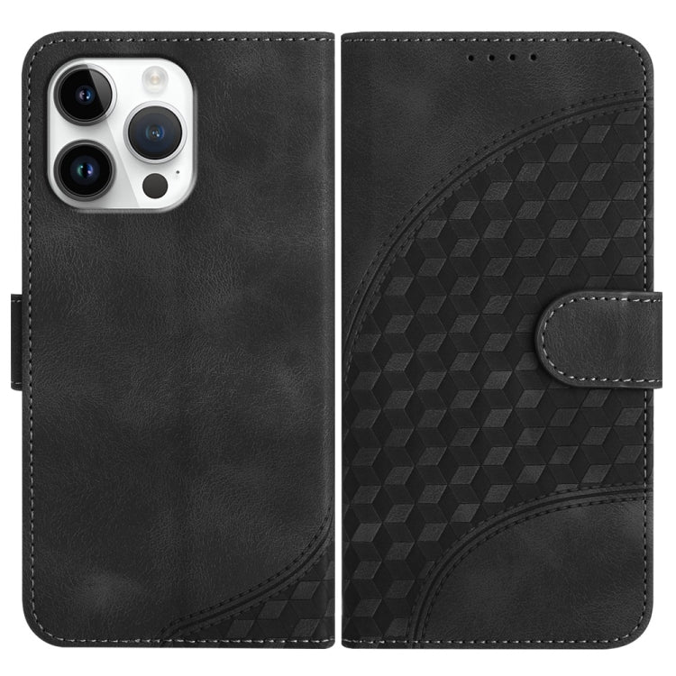 YX0060 Elephant Head Embossed Phone Leather Case with Lanyard, For iPhone 17e / 16e, For iPhone 17 Pro Max, For iPhone 17 Pro, For iPhone 17, For iPhone Air, For iPhone 16 Pro Max