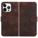 YX0060 Elephant Head Embossed Phone Leather Case with Lanyard, For iPhone 17e / 16e, For iPhone 17 Pro Max, For iPhone 17 Pro, For iPhone 17, For iPhone Air, For iPhone 16 Pro Max