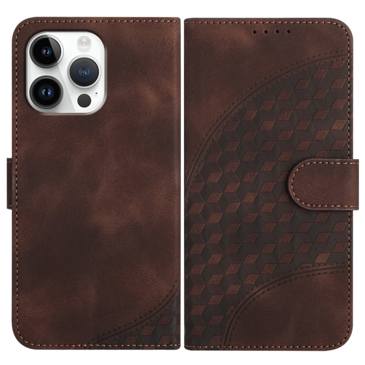 YX0060 Elephant Head Embossed Phone Leather Case with Lanyard, For iPhone 17e / 16e, For iPhone 17 Pro Max, For iPhone 17 Pro, For iPhone 17, For iPhone Air, For iPhone 16 Pro Max