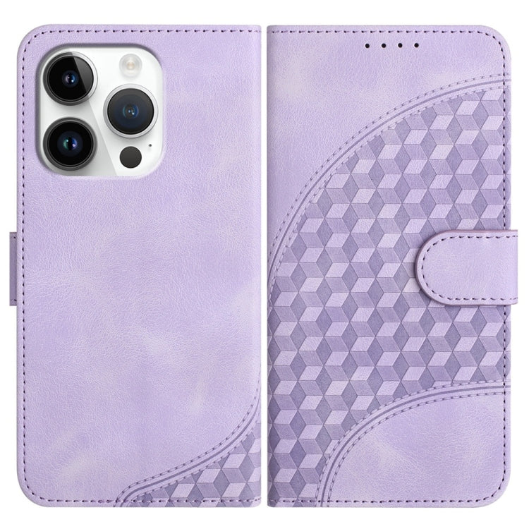YX0060 Elephant Head Embossed Phone Leather Case with Lanyard, For iPhone 16 Pro, For iPhone 16 Plus, For iPhone 16, For iPhone 15 Pro Max, For iPhone 15 Pro, For iPhone 15 Plus