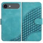 YX0060 Elephant Head Embossed Phone Leather Case with Lanyard, For iPhone 17e / 16e, For iPhone 17 Pro Max, For iPhone 17 Pro, For iPhone 17, For iPhone Air, For iPhone 16 Pro Max