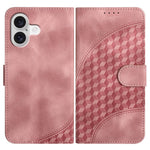 YX0060 Elephant Head Embossed Phone Leather Case with Lanyard, For iPhone 17e / 16e, For iPhone 17 Pro Max, For iPhone 17 Pro, For iPhone 17, For iPhone Air, For iPhone 16 Pro Max