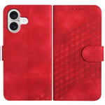 YX0060 Elephant Head Embossed Phone Leather Case with Lanyard, For iPhone 17e / 16e, For iPhone 17 Pro Max, For iPhone 17 Pro, For iPhone 17, For iPhone Air, For iPhone 16 Pro Max