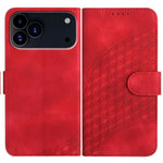 YX0060 Elephant Head Embossed Phone Leather Case with Lanyard, For iPhone 17e / 16e, For iPhone 17 Pro Max, For iPhone 17 Pro, For iPhone 17, For iPhone Air, For iPhone 16 Pro Max