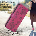 Four-leaf Embossed Leather Phone Case, For iPhone 17 Pro Max, For iPhone 17 Pro, For iPhone 17, For iPhone Air, For iPhone 16 Pro Max, For iPhone 16 Pro, For iPhone 16 Plus, For iPhone 16