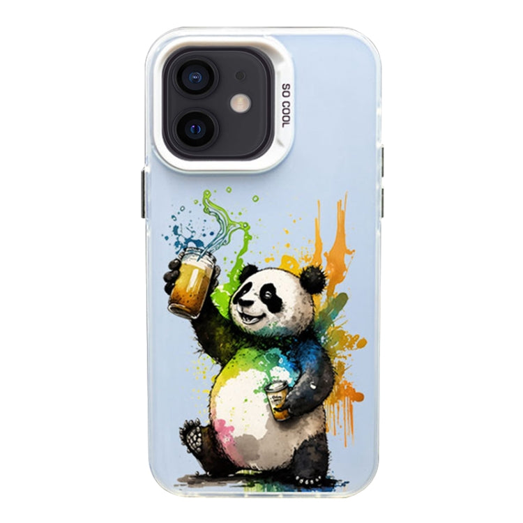 Color Ink Frosted PC+TPU Phone Case, For iPhone 11