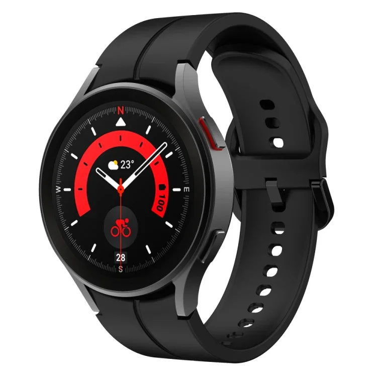 Colorful Buckle Silicone Watch Band, For Samsung Galaxy Watch 6 / 6 Classic