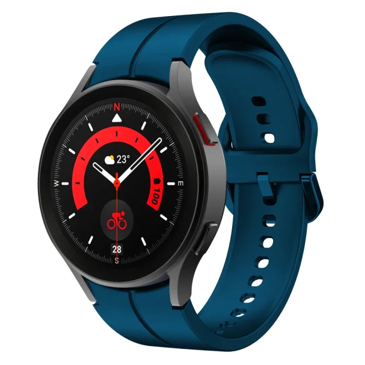 Colorful Buckle Silicone Watch Band, For Samsung Galaxy Watch 6 / 6 Classic