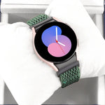 Wave Braided Nylon Watch Band, For Samsung Galaxy Watch6/6 Classic/5/5 Pro