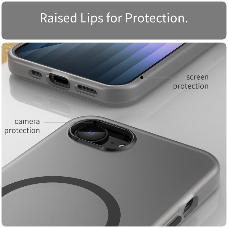 MagSafe Frosted Translucent TPU + PC Full Coverage Phone Case, For iPhone 17e / 16e, For iPhone 17 Pro Max, For iPhone 17 Pro, For iPhone 17, For iPhone Air, For iPhone 16 Pro Max