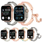 Shell Beads Chain Bracelet Metal Watch Band, For Apple Watch 42mm, For Apple Watch 38mm