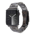 Three-Bead Stainless Steel Watch Band, For Apple Watch Series 6 44mm, For Apple Watch Series 5 44mm, For Apple Watch Series 5 40mm, For Apple Watch Series 4 44mm, For Apple Watch Series 4 40mm