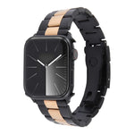 Three-Bead Stainless Steel Watch Band, For Apple Watch 38mm