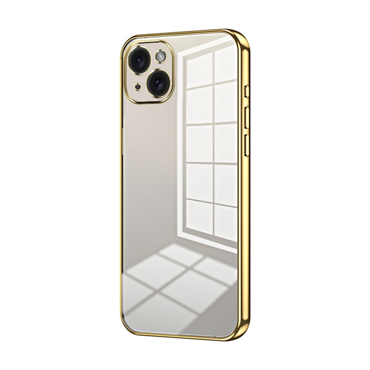 Transparent Plating Fine Hole Phone Case, For iPhone 16 Pro, For iPhone 16 Plus, For iPhone 16, For iPhone 15 Pro Max, For iPhone 15 Pro, For iPhone 15 Plus