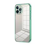 Transparent Plating Fine Hole Phone Case, For iPhone 13 Pro Max, For iPhone 13 Pro, For iPhone 13, For iPhone 12, For iPhone 12 Pro Max, For iPhone 12 Pro