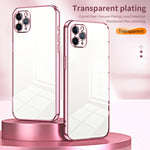 Transparent Plating Fine Hole Phone Case, For iPhone 11 Pro Max, For iPhone 11, For iPhone 11 Pro, For iPhone X / XS, For iPhone XR, For iPhone XS Max