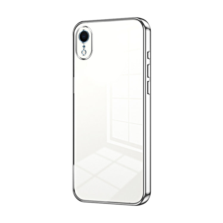 Transparent Plating Fine Hole Phone Case, For iPhone 11 Pro Max, For iPhone 11, For iPhone 11 Pro, For iPhone X / XS, For iPhone XR, For iPhone XS Max