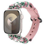 Paracord Genuine Leather Watch Band, For Apple Watch 42mm, For Apple Watch 38mm