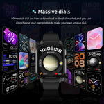 2.01 inch Milanese Steel Strap Bluetooth Call Smart Watch Support Heart Rate Monitoring / Non-invasive Blood Sugar, Milanese Steel Strap Gold
