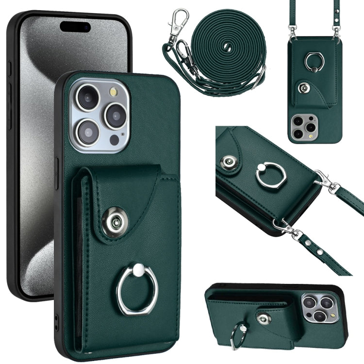 Organ Card Bag Ring Holder Phone Case with Long Lanyard, For iPhone 12 Pro, For iPhone 12 mini, For iPhone 11 Pro Max, For iPhone 11, For iPhone 11 Pro, For iPhone X / XS, For iPhone XR, For iPhone XS Max
