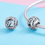 S925 Sterling Silver 26 English Letter Beads DIY Bracelet Necklace Accessories, A, B, C, D, E, F, G, H, I, J, K, L, M, N, O, P, Q, R, S, T, U, V, W, X, Y, Z